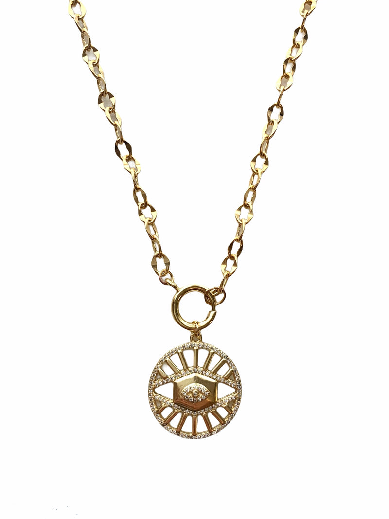 Eye Medallion Necklace