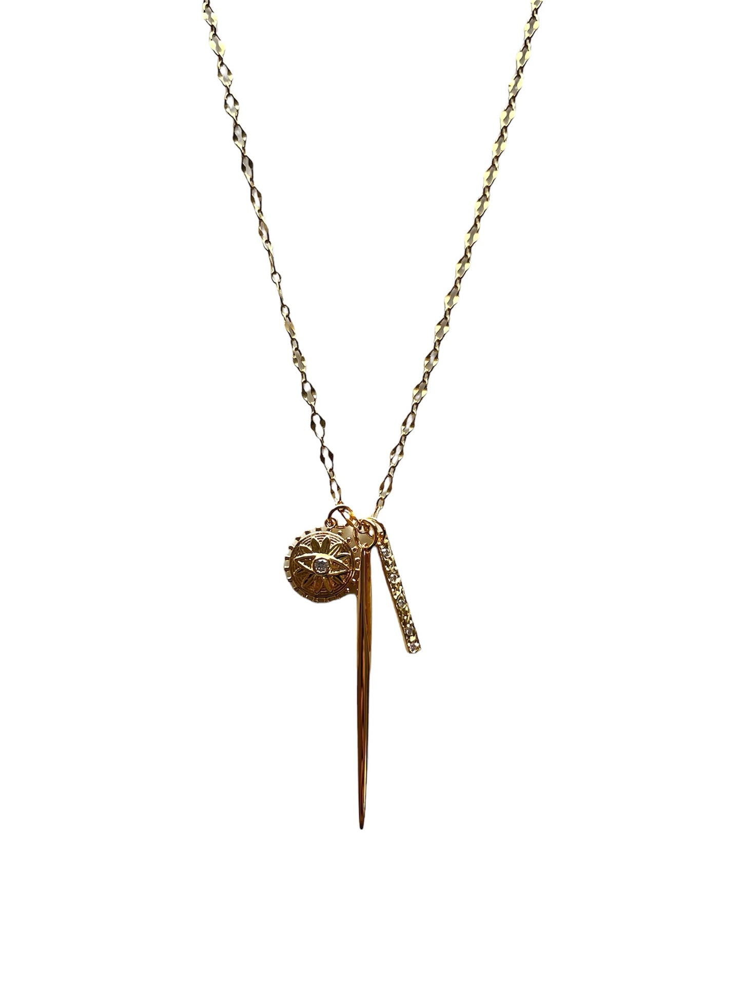 Spike & Charms Necklace