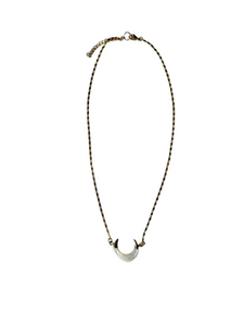 Half Moon Pearl Necklace