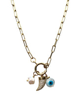 Load image into Gallery viewer, Charm Evil Eye Necklace
