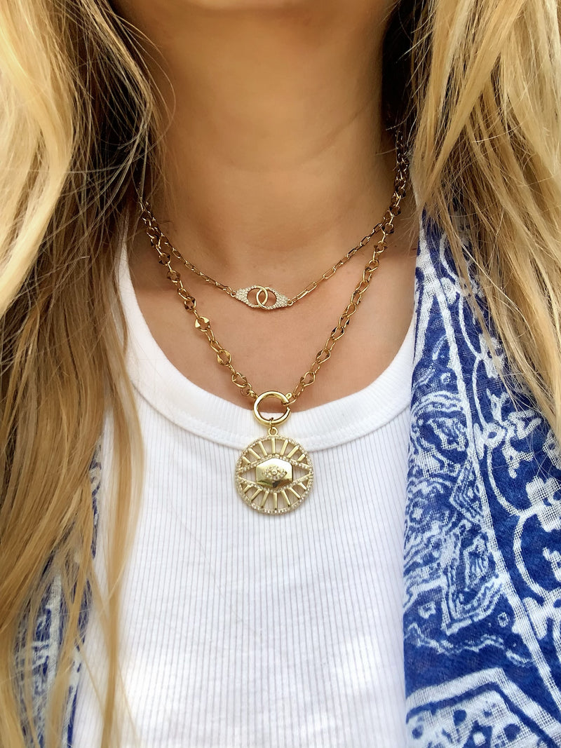 Eye Medallion Necklace