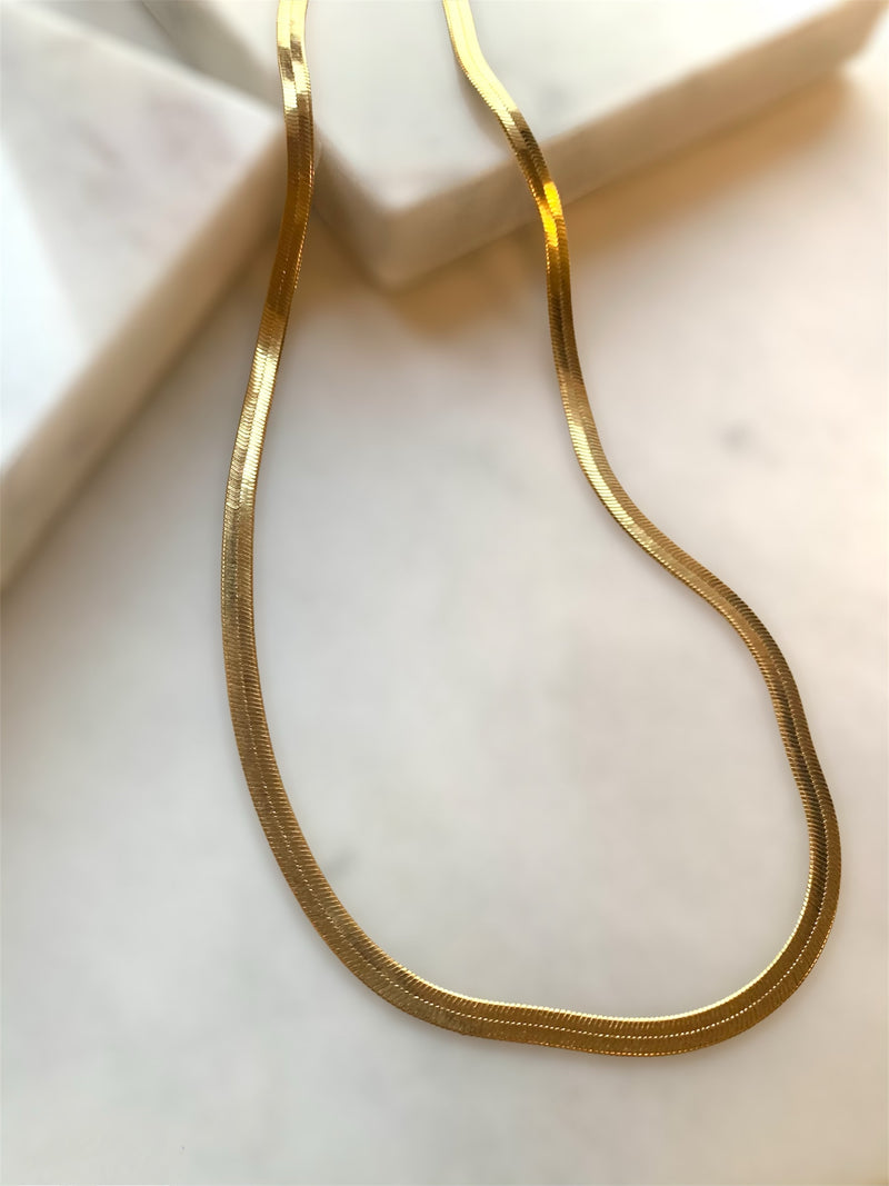 Herringbone Smooth Necklace