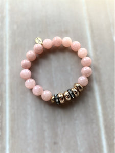 Pink Jade Bracelet