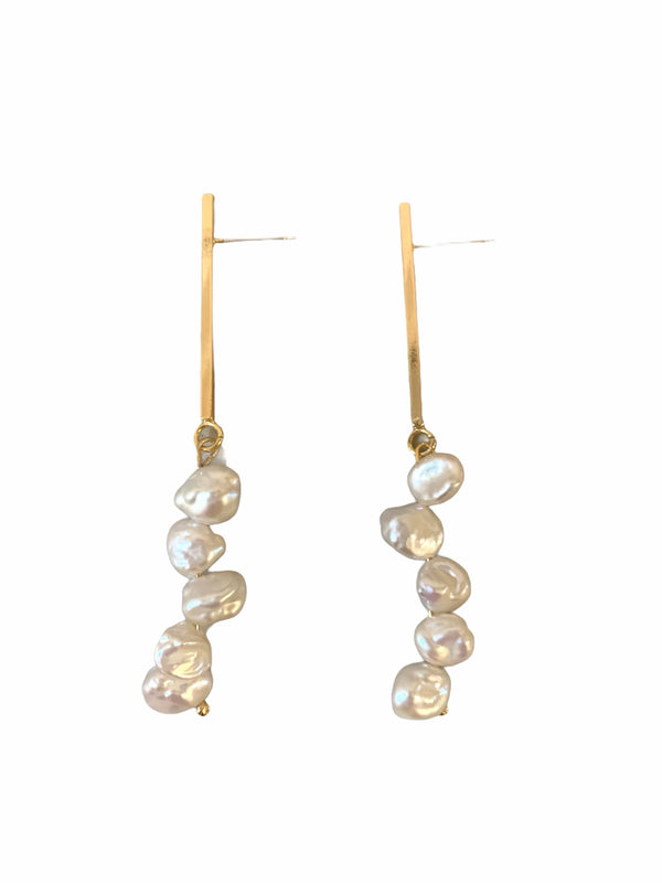 Keshi Bar Earrings