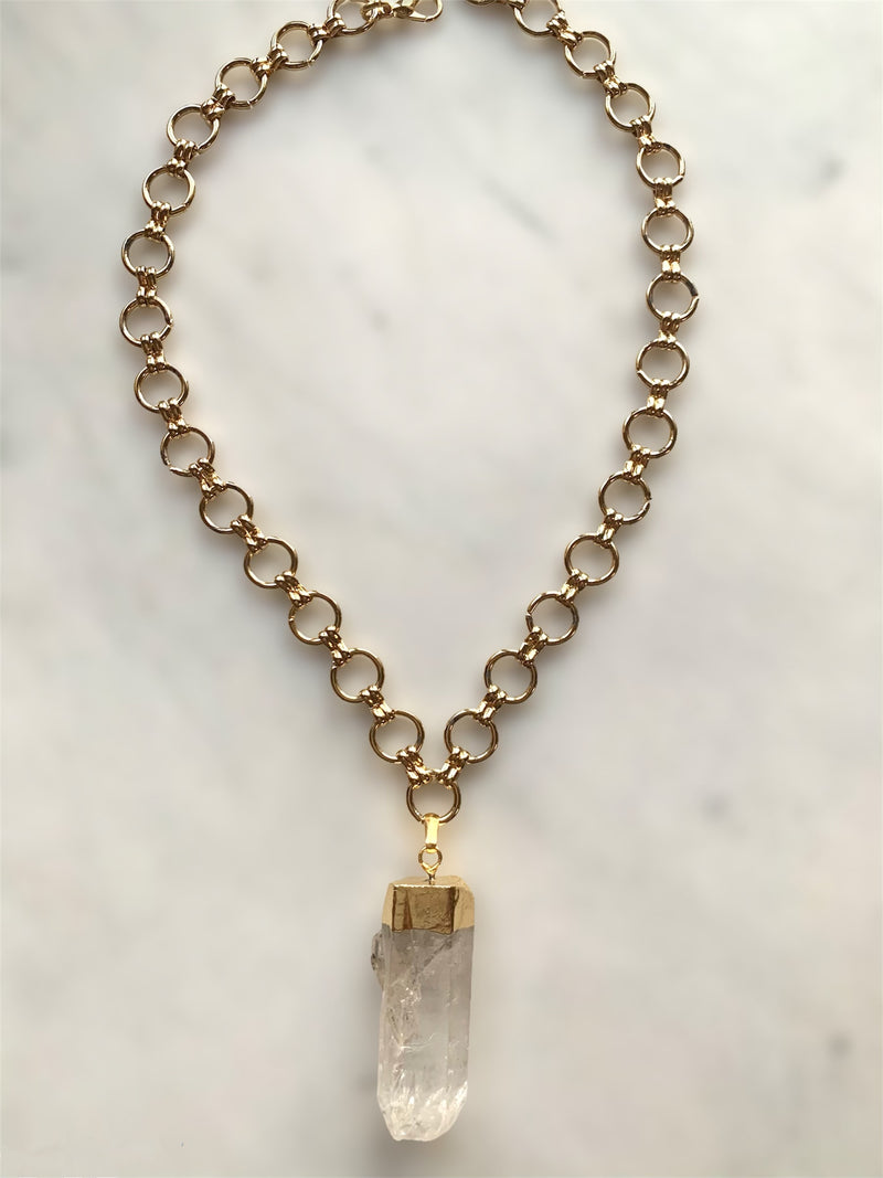 Crystal Rock Necklace