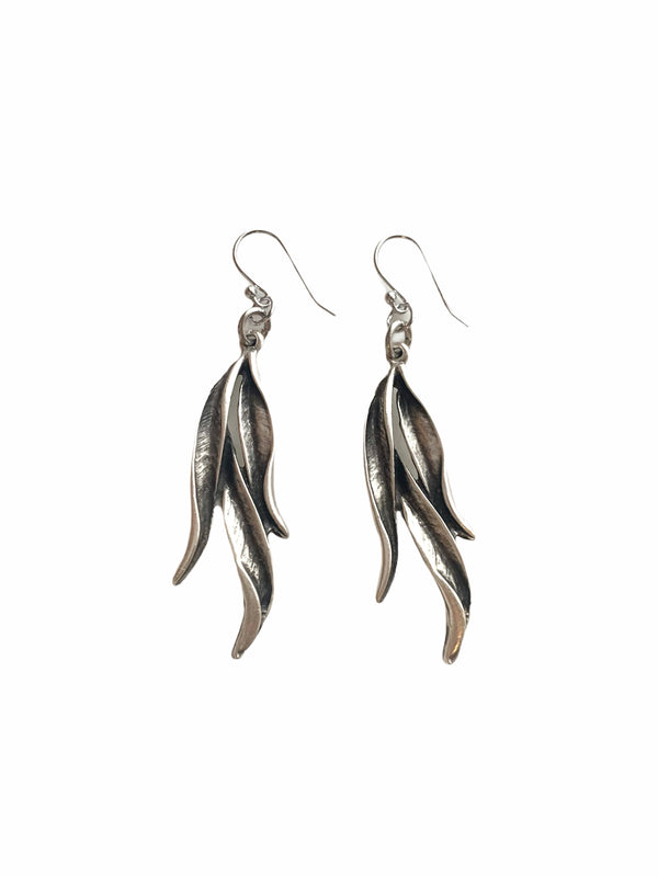 Fallen Silver Earrings