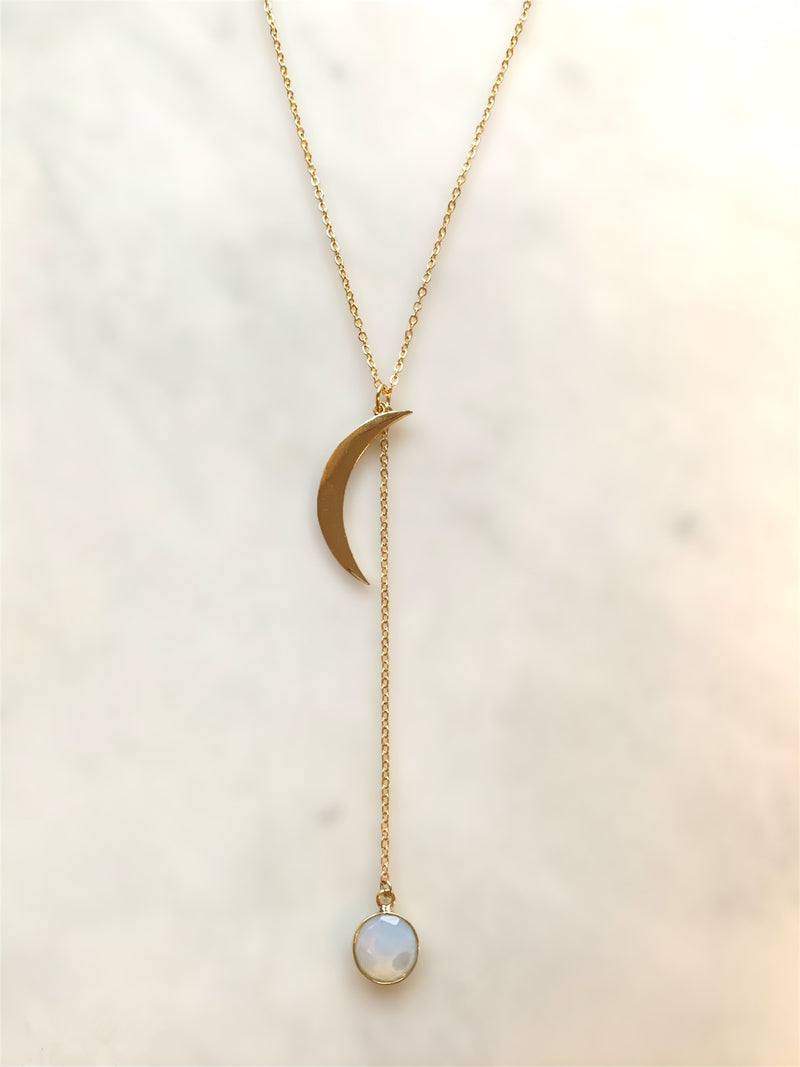 Moonshine Lariat Necklace