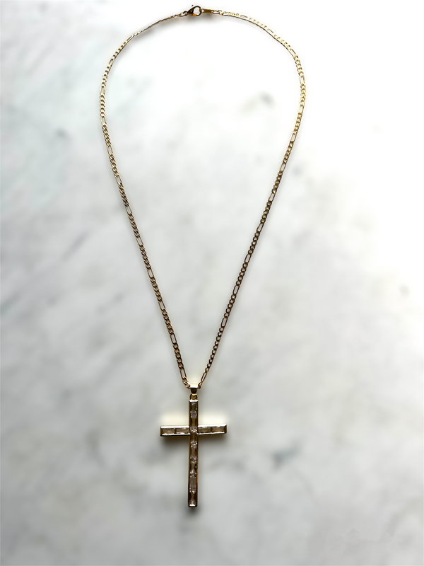 Holy Cross Gem Necklace