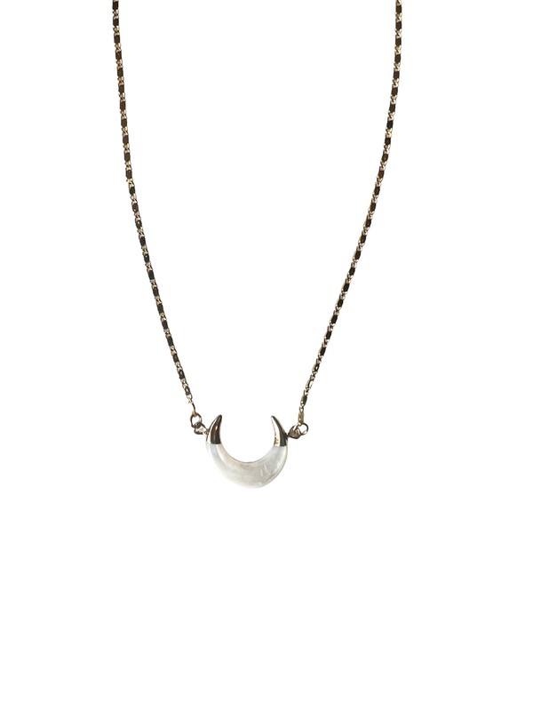 Half Moon Pearl Necklace