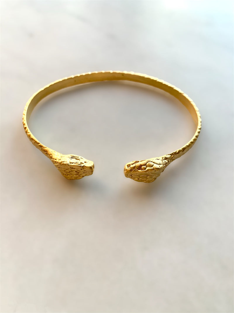 Serpent Golden Cuff