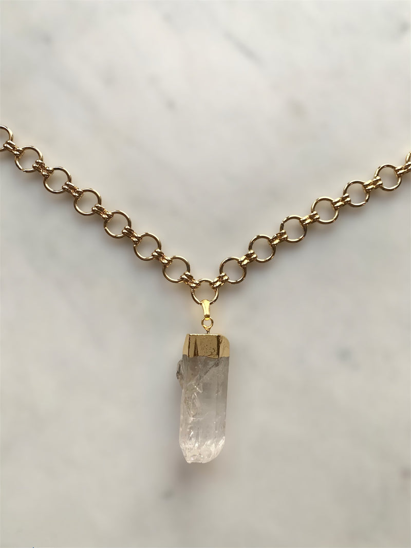 Crystal Rock Necklace