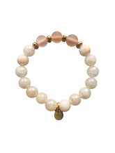 Load image into Gallery viewer, Cream Angelite Bracelet ❤︎
