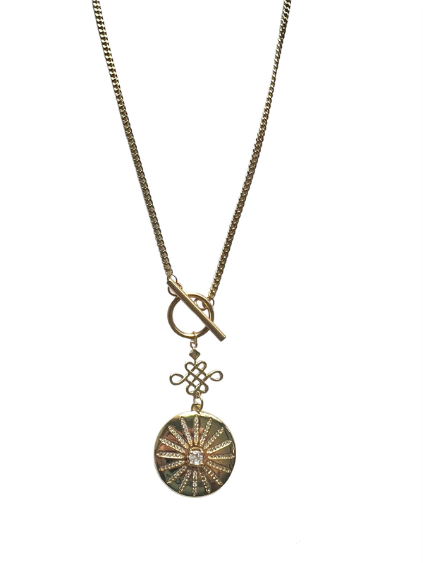 Sun Medallion Necklace