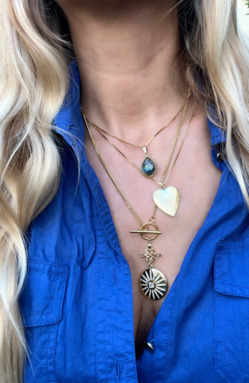 Sun Medallion Necklace