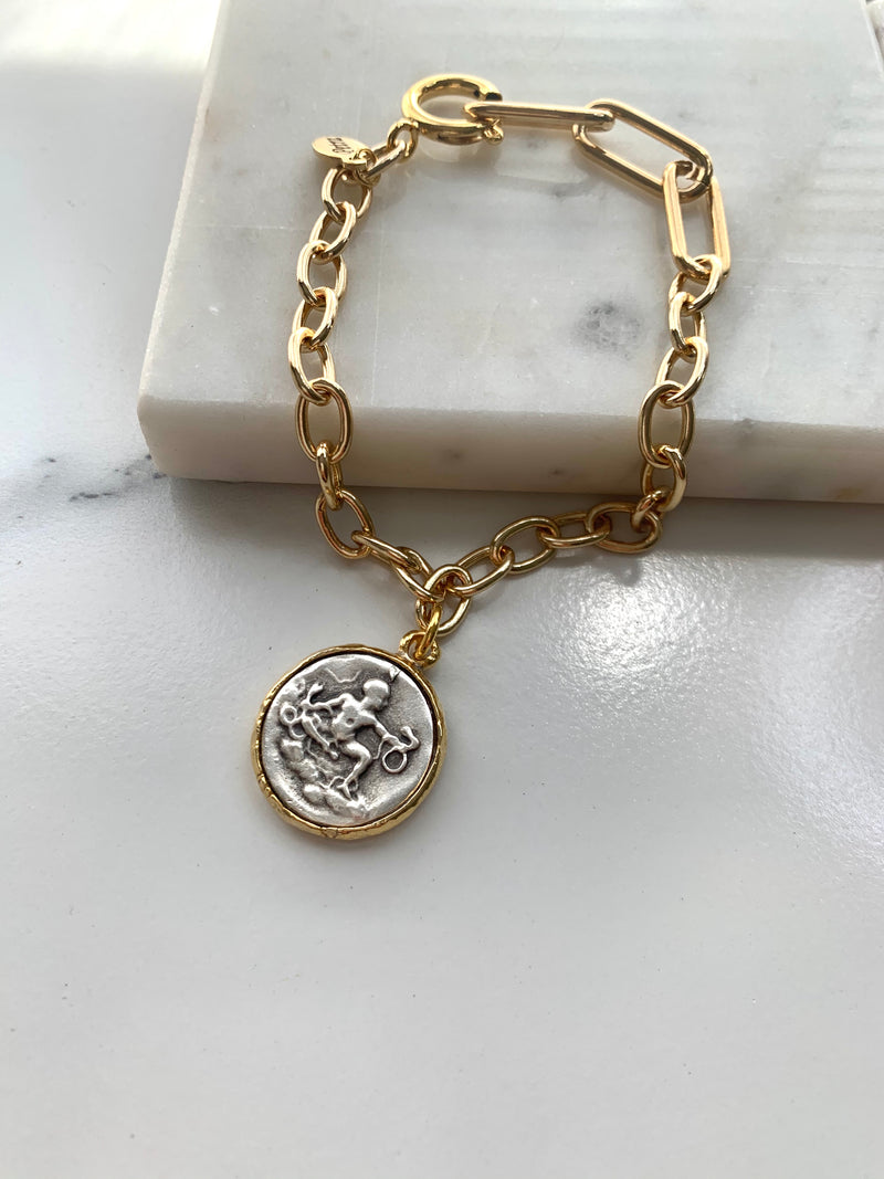 Roman Coin Bracelet