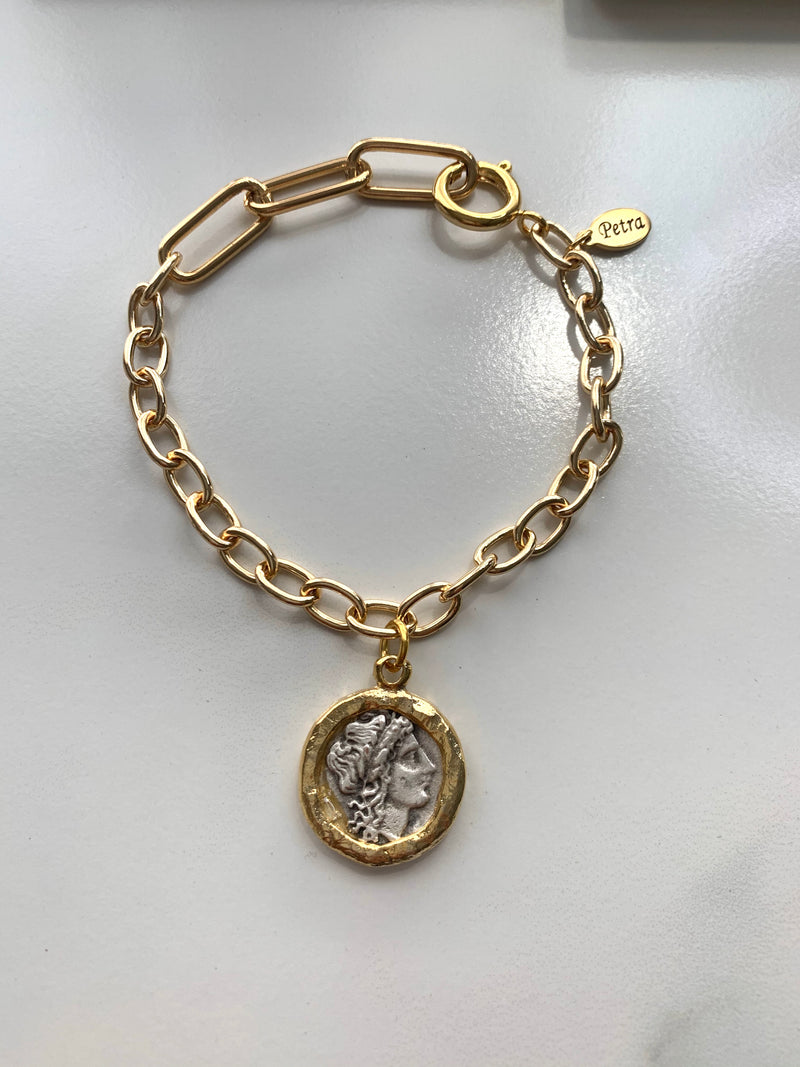 Roman Coin Bracelet