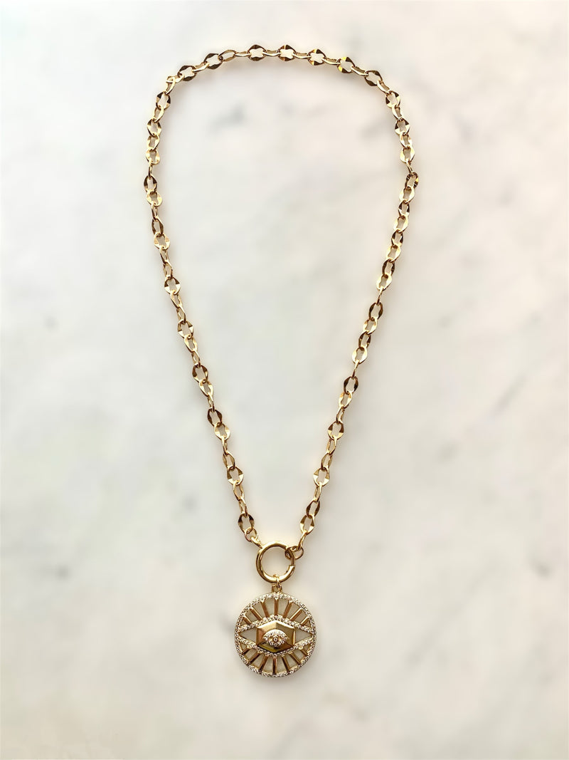 Eye Medallion Necklace