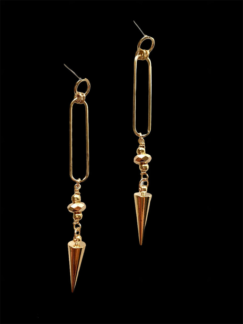 Dangling Spike Earrings