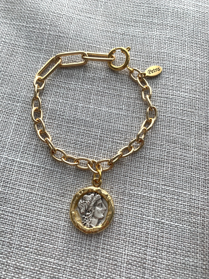 Roman Coin Bracelet