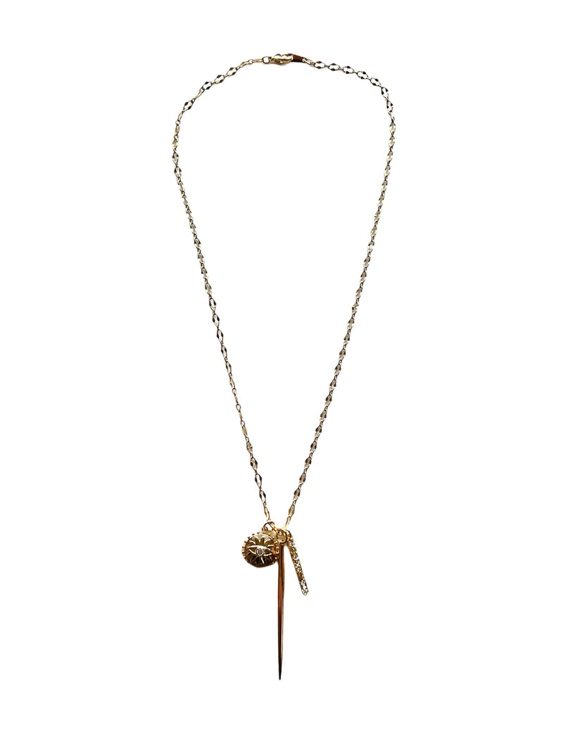 Spike & Charms Necklace