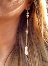 Load image into Gallery viewer, Clarity Eye Pearl Earrings
