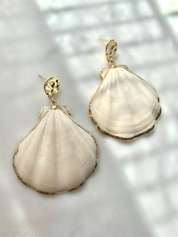 Tulum Shell Drop Earrings