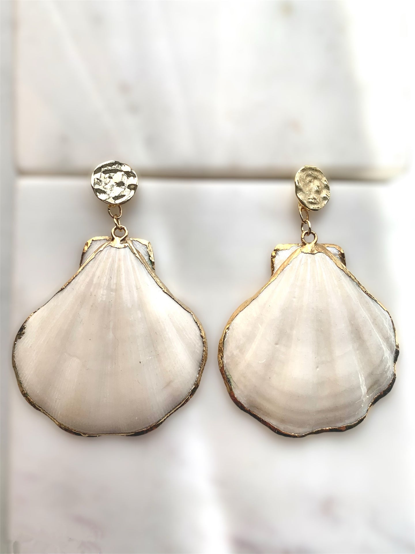 Tulum Shell Drop Earrings