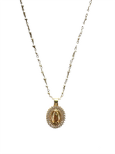 Load image into Gallery viewer, Virgin Mary Relic Pearl Necklace
