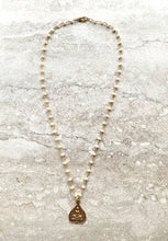 Load image into Gallery viewer, Buddha &amp; Pearls Necklace
