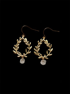 Wreath Quartz Earrings