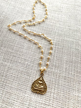 Load image into Gallery viewer, Buddha &amp; Pearls Necklace
