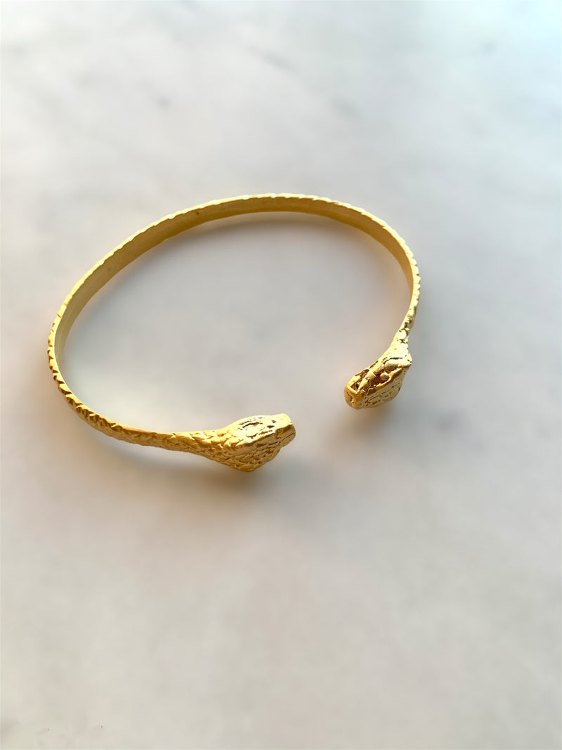 Serpent Golden Cuff