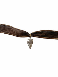 Arrowhead Pave Pendant