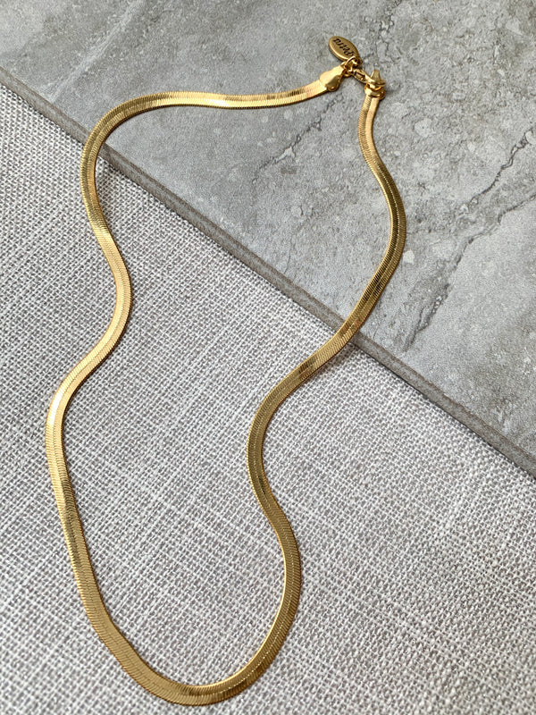 Herringbone Smooth Necklace